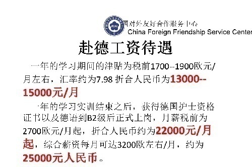 中德护士护理人才交流计划项目