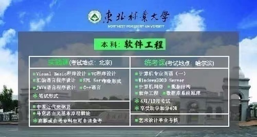 东北林业大学小自考