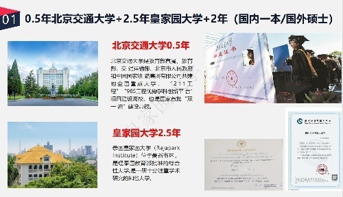 北京交通大学5年中外双本科项目！